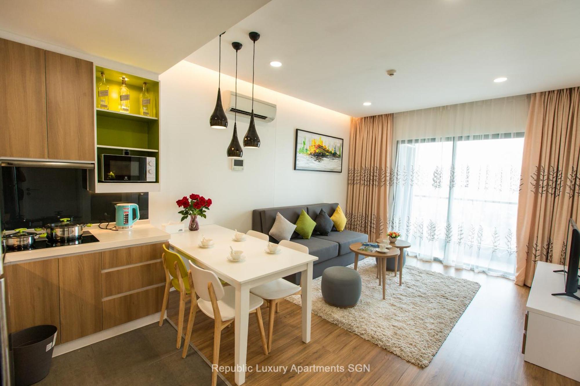 Republic Apartments Saigon Airport Cidade de Ho Chi Minh Exterior foto